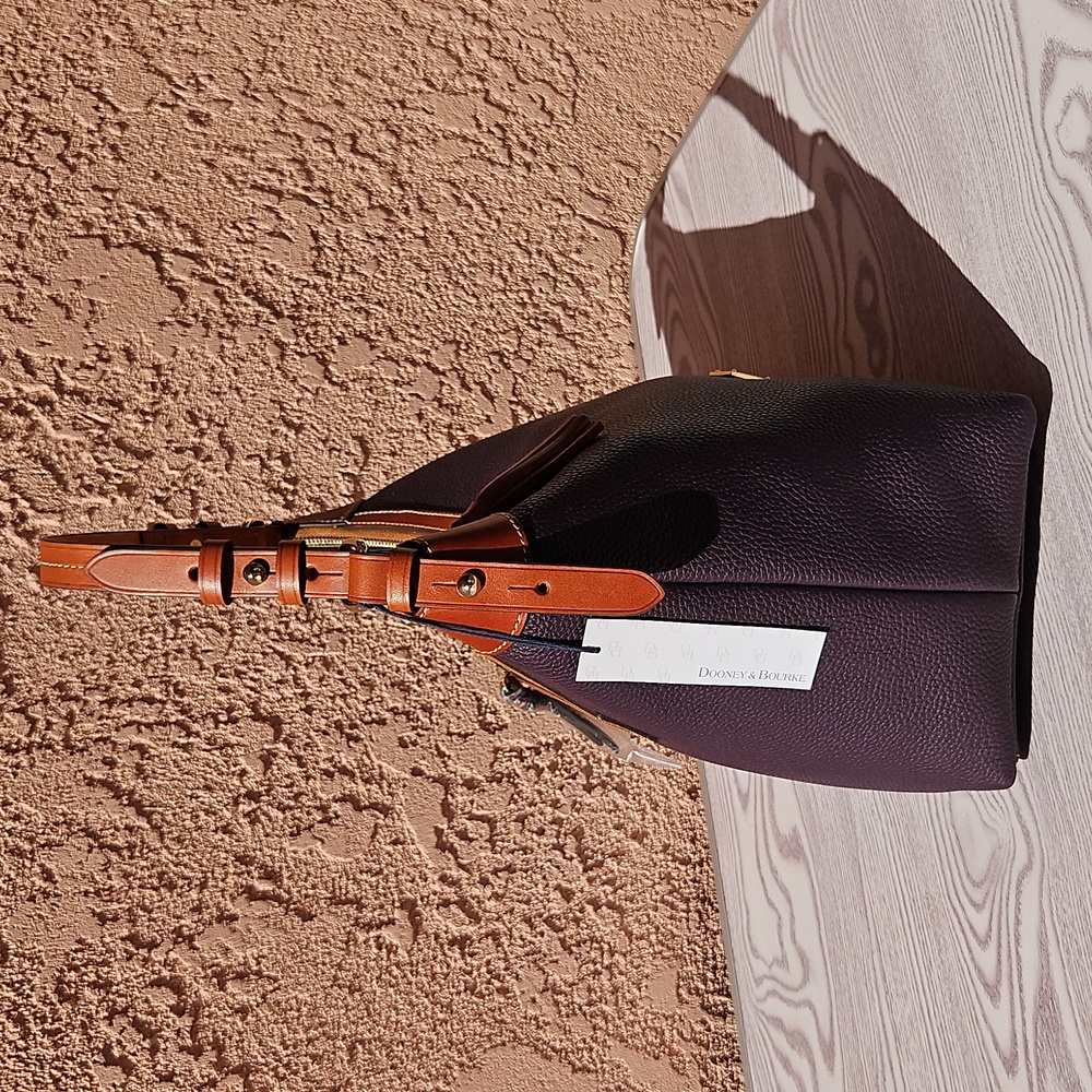 Dooney & Bourke Hobo Pebble Grain Leather Bag Purse - Picture 5 of 16